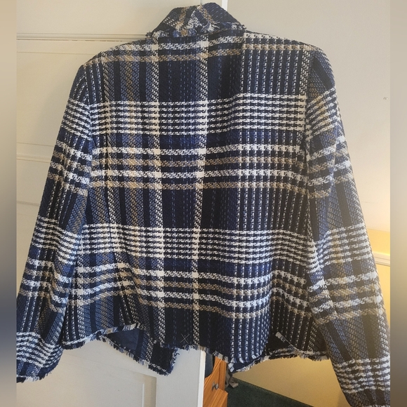 NWOT Ann Taylor Factory Tweed Blazer - Picture 4 of 5